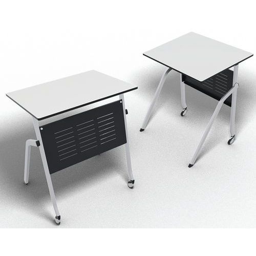 Klaptafel Emi wit blad B60xD50xH73.5cm 4-poot set 2 - Eol