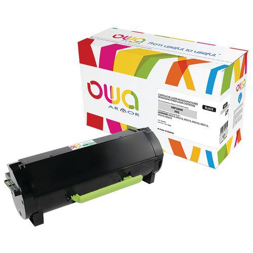 Toner laserprinter zwart refurbished voor Lexmark MS510 - OWA