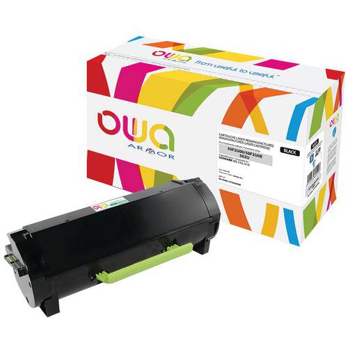 Toner laserprinter zwart refurbished voor Lexmark MS510 - OWA