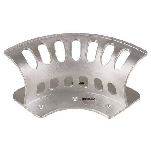 Support en aluminium pour tuyau ou câble - Rodac