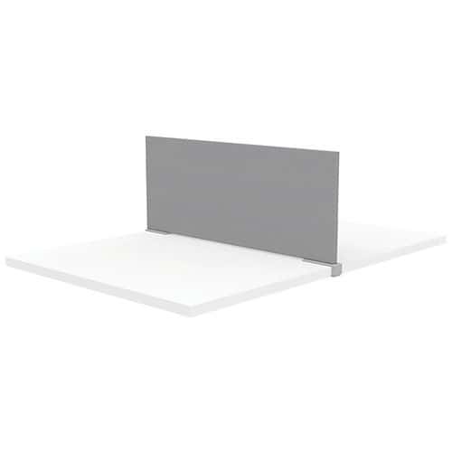 Scheidingsscherm van stof met klem voor bureau X4 - 80 cm