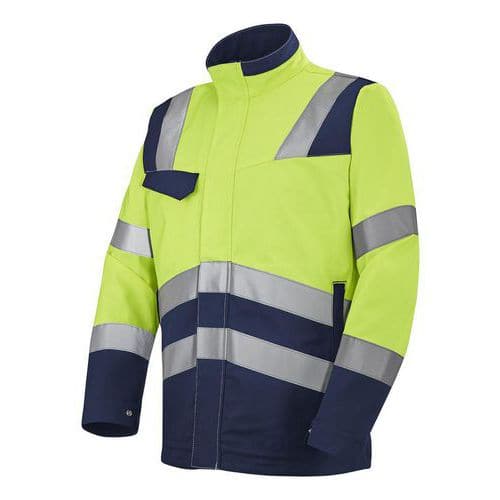 Werkjack met hoge zichtbaarheid Fluo Safe XP - Cepovett Safety