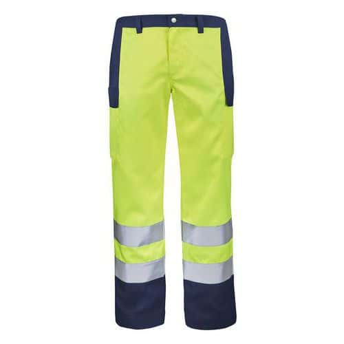 Werkbroek met hoge zichtbaarheid Fluo Base XP - Cepovett Safety