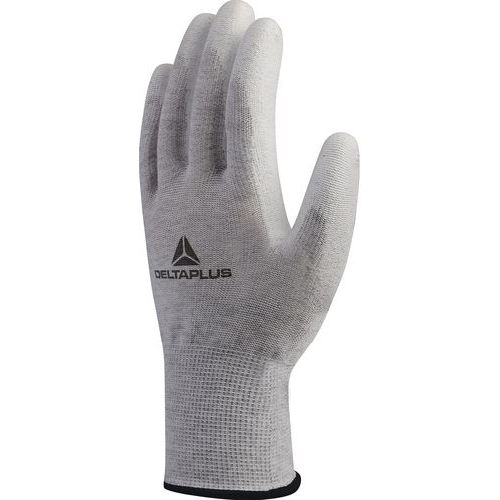 Handschoen - polyester / spandex gebreid - nitrilschuim handpalm