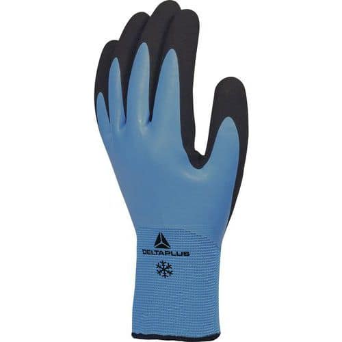 Gants acrylique polyamide main enduite latex paume enduite mousse de latex