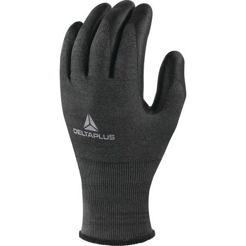 Gants antistatique tricot deltanocut® carbone paume enduite PU sans solvant jauge 18