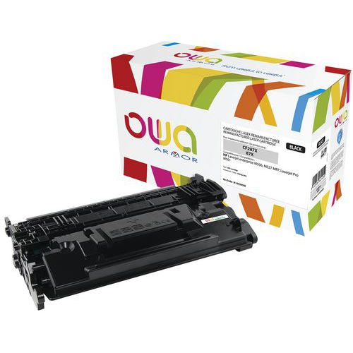 Toner reconditionné HP 87X Black - OWA