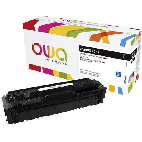 Toner reconditionné HP 203X Black - OWA