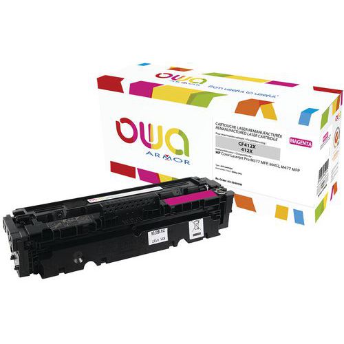 Toner reconditionné HP CF413X Magenta - OWA