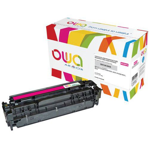 Toner reconditionné HP 305A Magenta - OWA