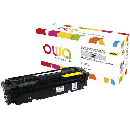 Toner refurbished HP CF412A Geel - OWA