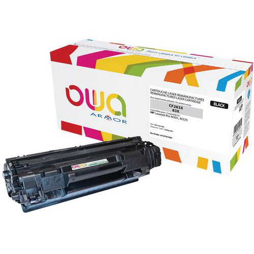 Toner refurbished HP 83X Zwart - OWA