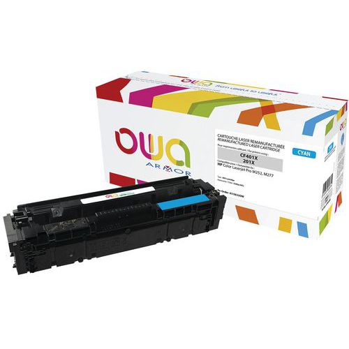 Toner reconditionné HP 201X Cyan - OWA