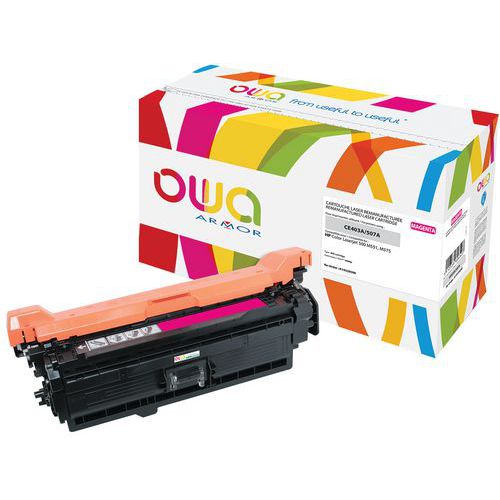 Toner refurbished HP 507A Magenta - OWA