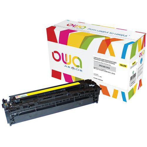 Toner reconditionné HP 131A Yellow - OWA