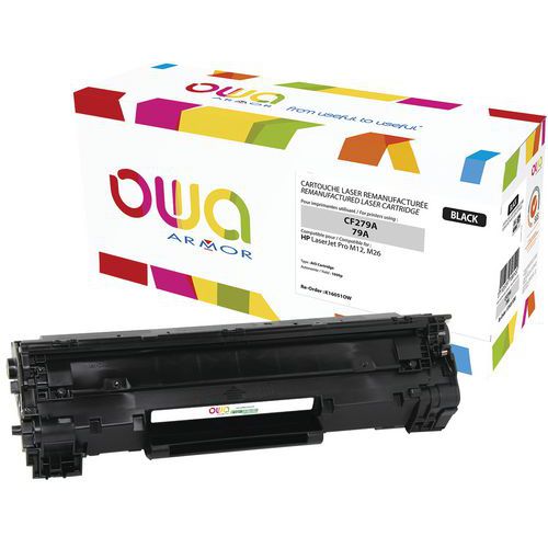 Toner reconditionné HP 79A Black - OWA