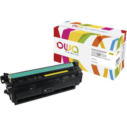 Toner refurbished HP 508A Geel - OWA