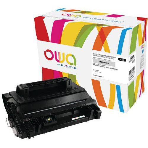 Toner reconditionné HP 81A Black - OWA