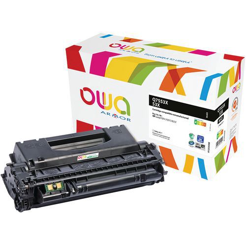 Toner refurbished HP 53X Zwart - OWA