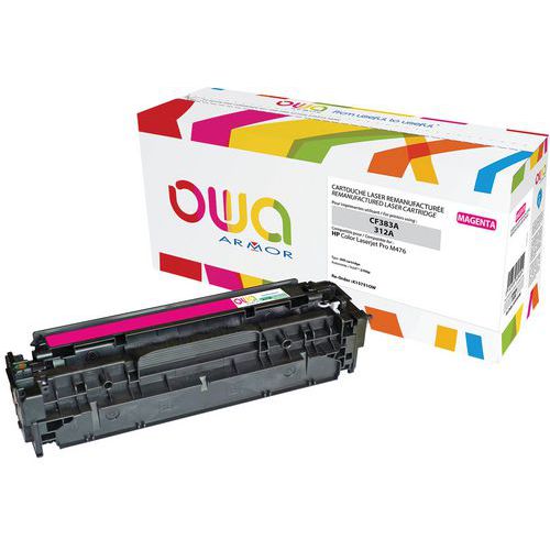 Toner reconditionné HP 312A Magenta - OWA