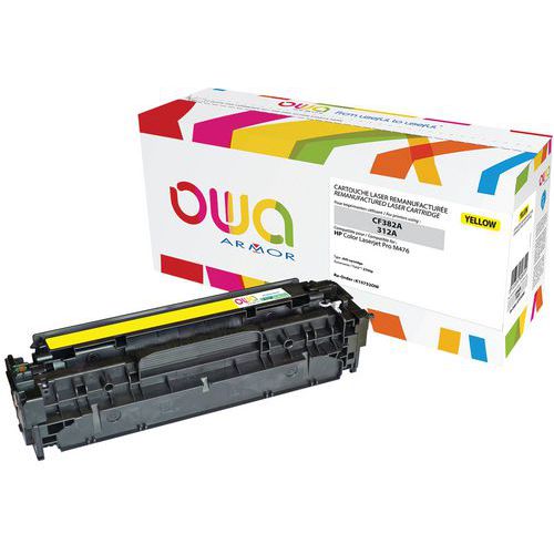 Toner reconditionné HP 312A Yellow - OWA