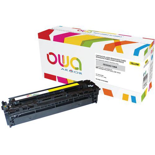 Toner reconditionné HP 128A Yellow - OWA