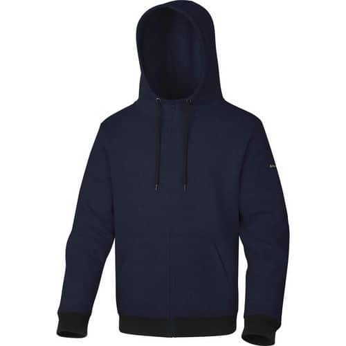 Veste sweat molleton polyester coton - Delta Plus