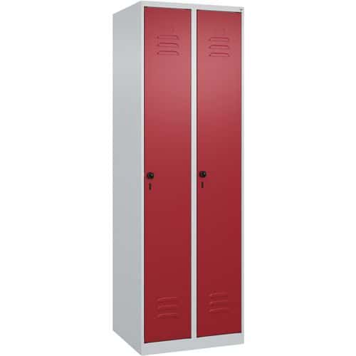 Vestiaire Classic 2 serrures - 2 colonnes - H185xL600 - C+P