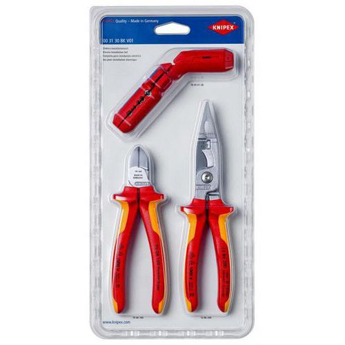 Set van 3 elektrische gereedschappen - Knipex