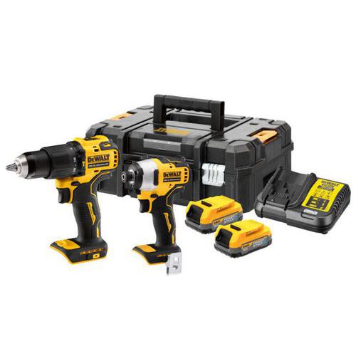 Kit 2 outils XR 18V 1,7Ah POWERSTACK - DEWALT