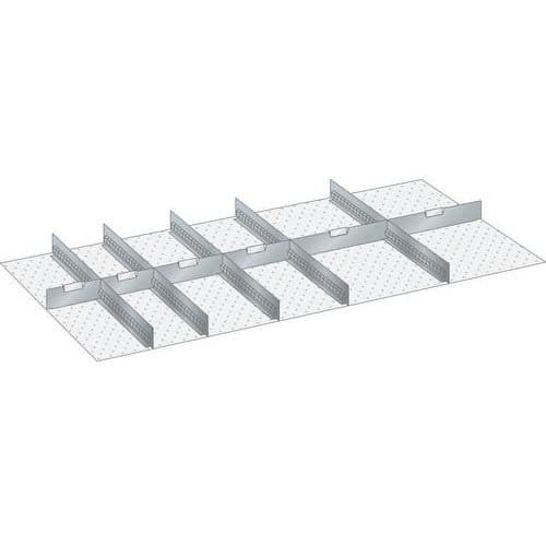 Set-indelingsmateriaal 78x36E (bxdxh) 1326x612x150 mm - Lista