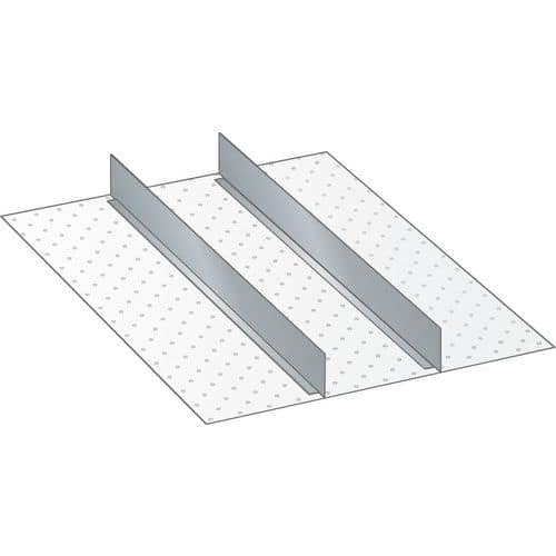 Kit matériel subdivision 18x36E (LxPxH) 306x612x100mm-Lista