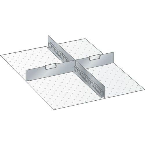 Set-indelingsmateriaal 27x36E (bxdxh) 459x612x150 mm - Lista