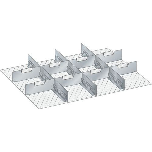 Set-indelingsmateriaal 36x27E (bxdxh) 612x459x100 mm - Lista