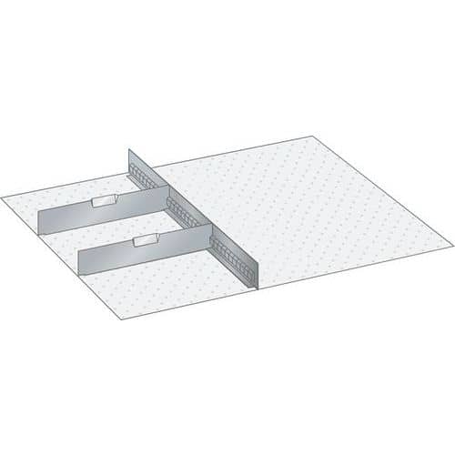 Kit matériel subdivision 36x36E (LxPxH) 612x612x100mm-Lista