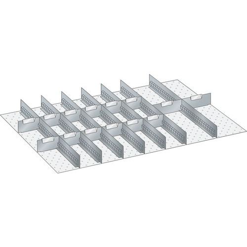 Set-indelingsmateriaal 54x36E (bxdxh) 918x612x100 mm - lista