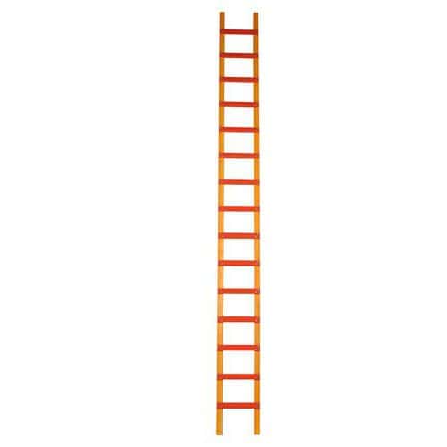 Houten dakladder - 11 tot 19 treden - Spreiding: 25 cm - Duarib