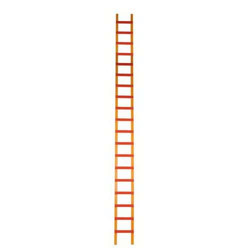 Houten dakladder - 11 tot 19 treden - Spreiding: 25 cm - Duarib