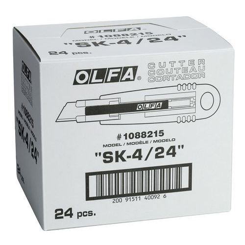 Cutter de sécurité ambidextre SK-4 - Lame 17.5 mm - Olfa