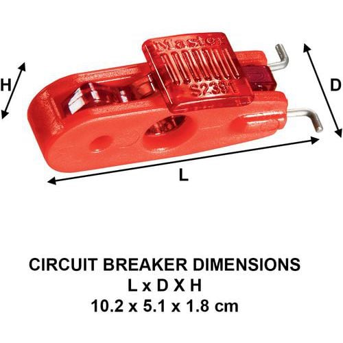 Stroomonderbreker nr. 2391- Master Lock