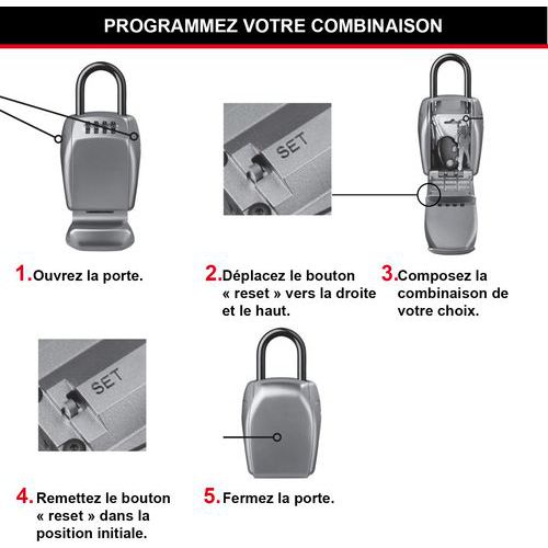 Boîte à clés à combinaison 5414EURD - Master Lock