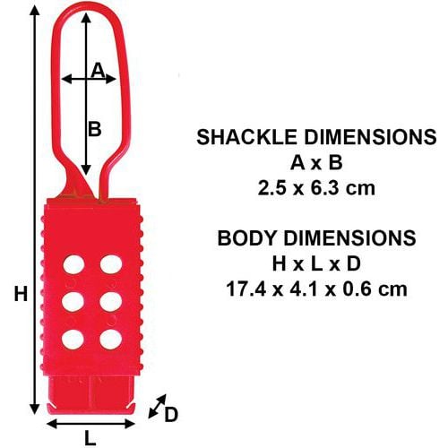 Crochet de consignation en nylon 428 - Master Lock