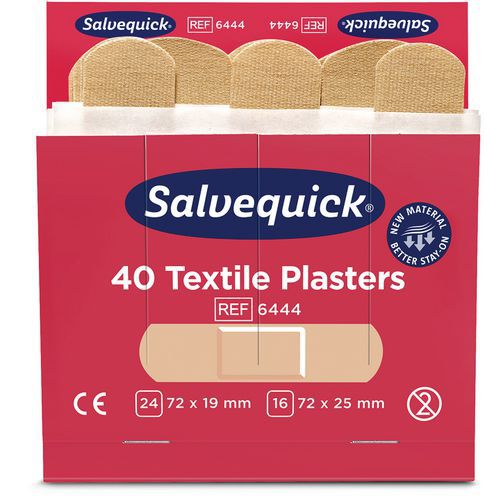 Navulling 240 pleisters van textiel - Salvequick