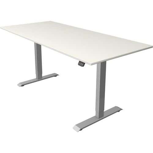 Bureau reglable Move 1,fonction memoire,Silver compact L1800 x P800 mm