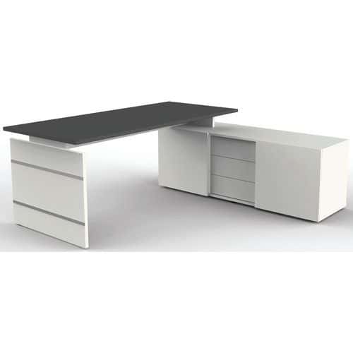 Bureau compleet - Stage One Form4 - Bureau B1800x800 - aanbouw B1600mm