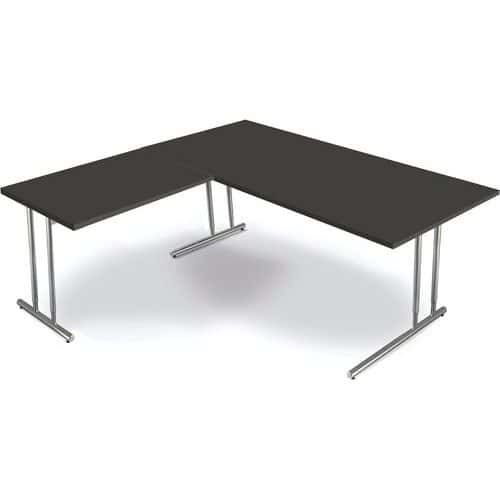 Bureau Artline - cadre cantilever L 1800 x P 800 +extension 1000 x 600