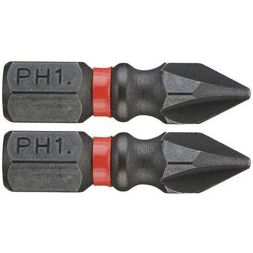 Slagbits 25 mm PH - 2 stuks