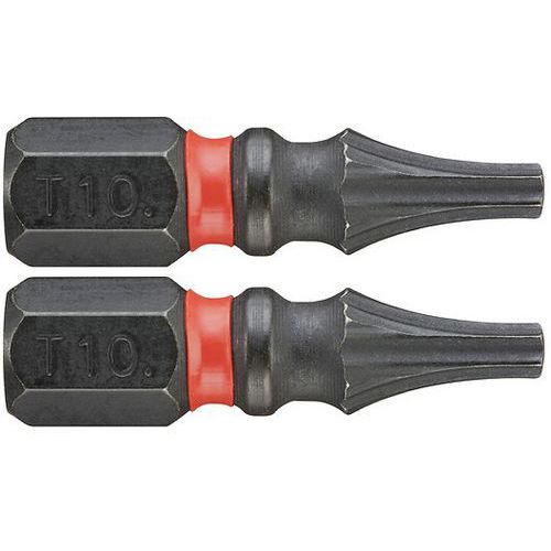 Slagbits 25 mm Torx - 2 stuks