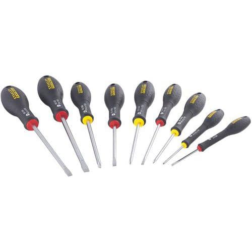 Jeu de 10 tournevis Philips et testeur - Fatmax