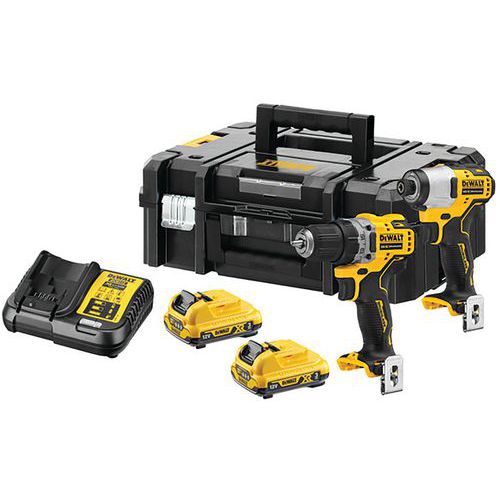 Pack perceuse visseuse et visseuse à choc - Dewalt